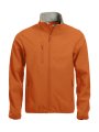 Heren Softshell jas Clique Basic Diep Oranje